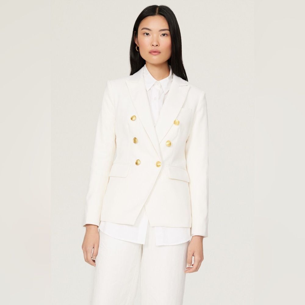 Rag & Bone Preston Wool Blazer in White, NWT, Size 0 - Picture 15 of 15